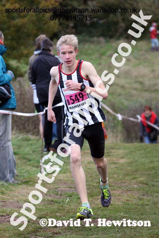 Mens under-17s, 2016 National Cross Country Relays, Berry Hill Park, Mansfield. Photo: David T. Hewitson/Sports for All Pics
